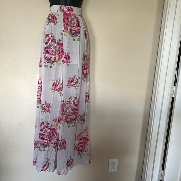 Zara Floral Sheer Pant Medium - Picture 5 of 11
